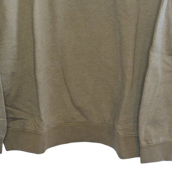 Lazer Men's Crewneck Burnout Fleece Sweatshirt Brown, Size XXL - Picture 2 of 5